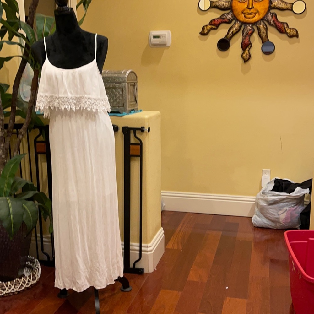 Moa Moa white sexy dress